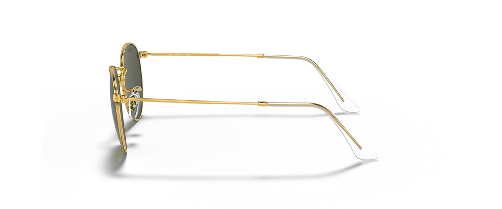 Ray-Ban RB3447 Round Metal Legend Gold Gold Sunglasses