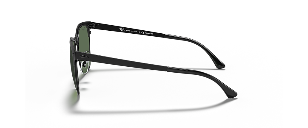 Ray-Ban RB3716 Clubmaster Metal Black Sunglasses