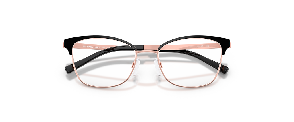 Michael Kors MK3012 Adrianna IV Matte Black/Rose Gold Frames