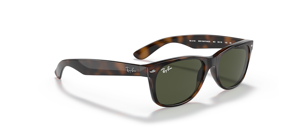 Ray-Ban RB2132 New Wayfarer Classic Tortoise Sunglasses