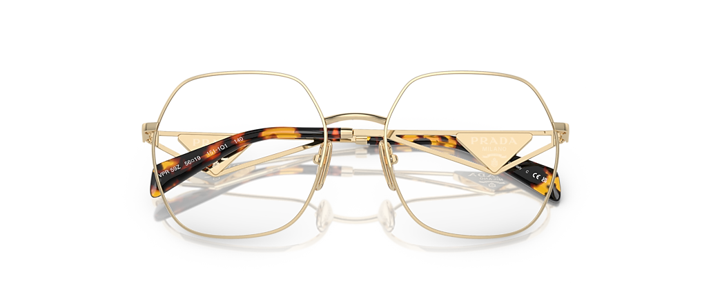 Prada PR 59ZV Pale Gold Frames