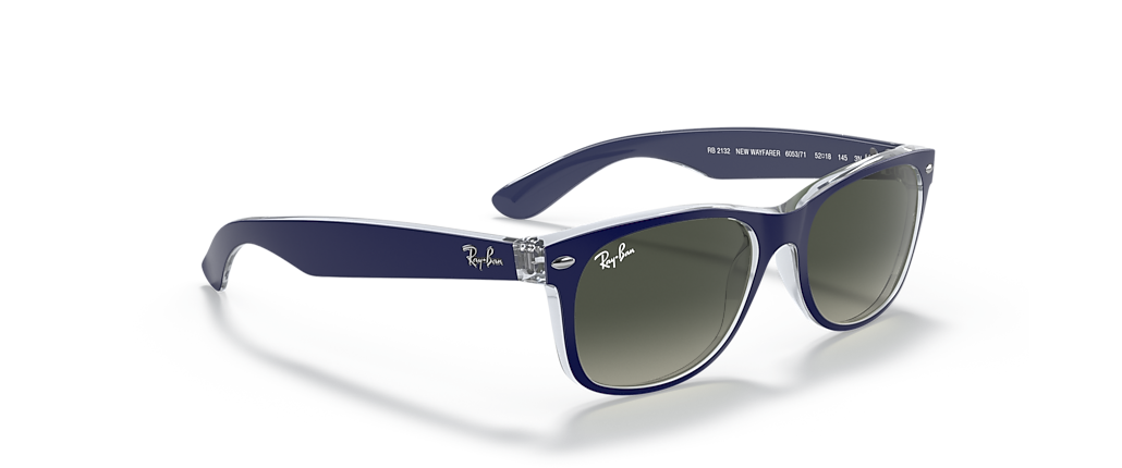 Ray-Ban RB2132 New Wayfarer Color Mix Blue Sunglasses