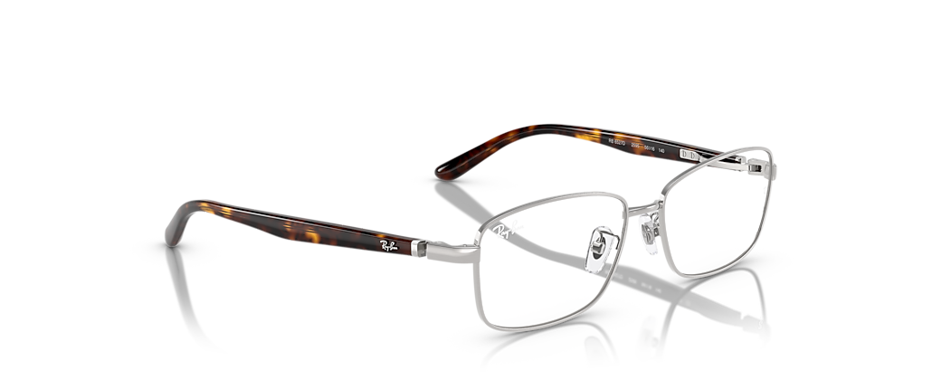 Ray-Ban RB6527D Optics Brushed Silver Frames