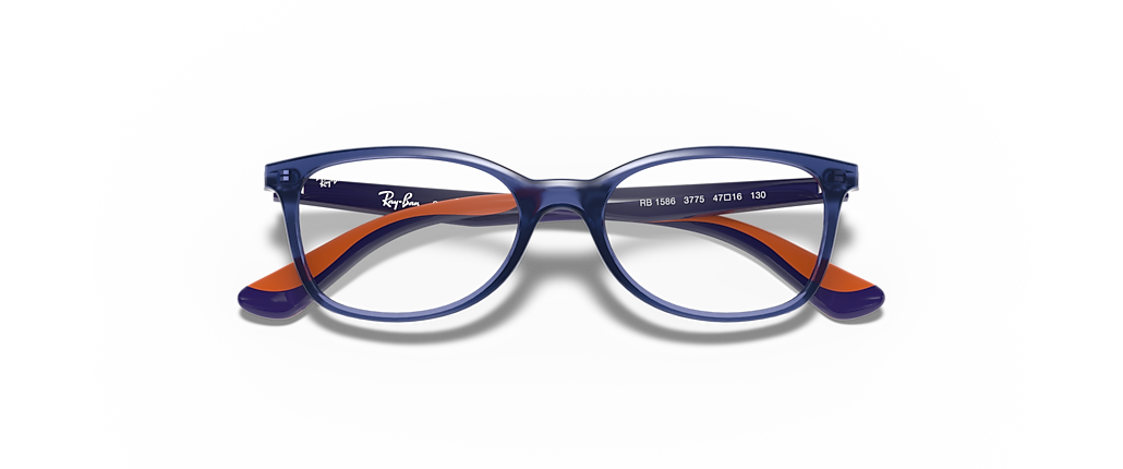 Ray-Ban RB1586 Optics Kids Transparent Blue Frames