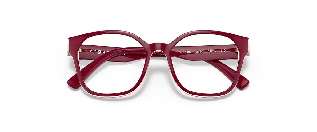 Vogue Eyewear VO5407 Top Bordeaux/Flowers Red Frames