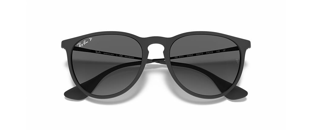 Ray-Ban RB4171 Erika Color Mix Rubber Black Sunglasses