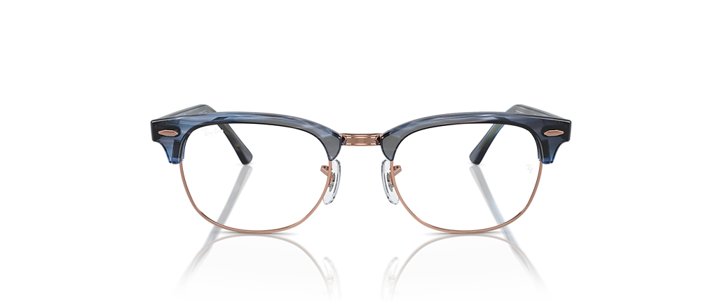 Ray-Ban RB5154 Clubmaster Optics Striped Blue Frames