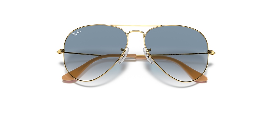 Ray-Ban RB3025 Aviator Gradient Arista Gold Sunglasses