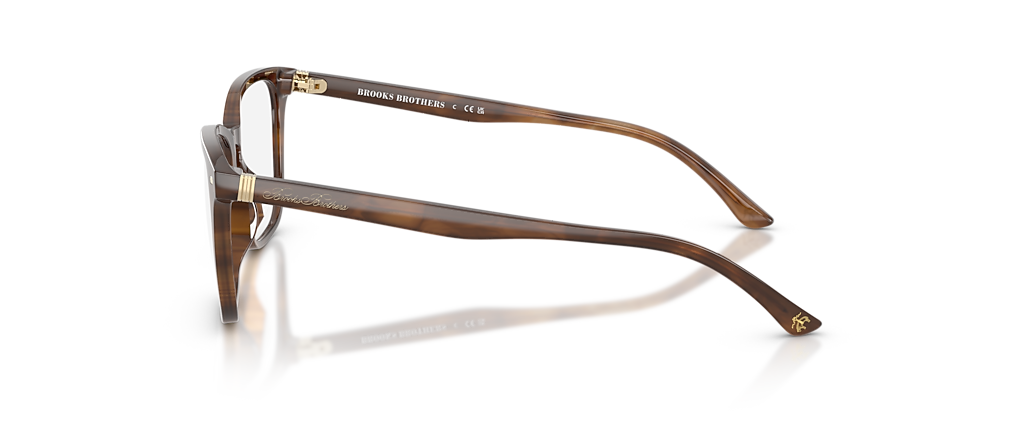 Brooks Brothers BB2076U Brown Horn Frames