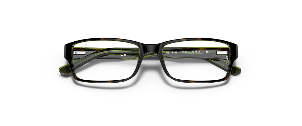 Ray-Ban RB5169 Optics Havana On Green Frames