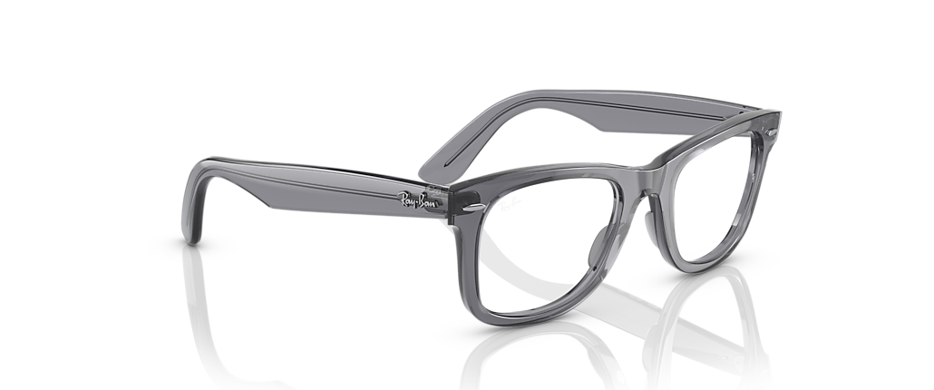 Ray-Ban RB4340V Wayfarer Ease Optics Transparent Grey Frames