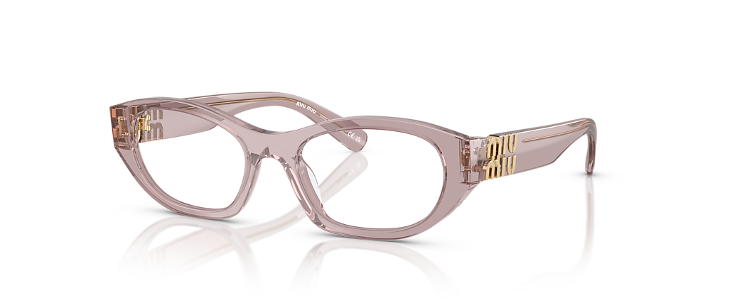 Miu Miu MU 03WV Mauve Transparent Frames