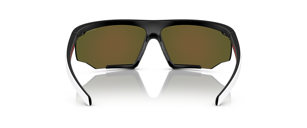 Prada Linea Rossa PS 07YS White/Black Rubber Sunglasses