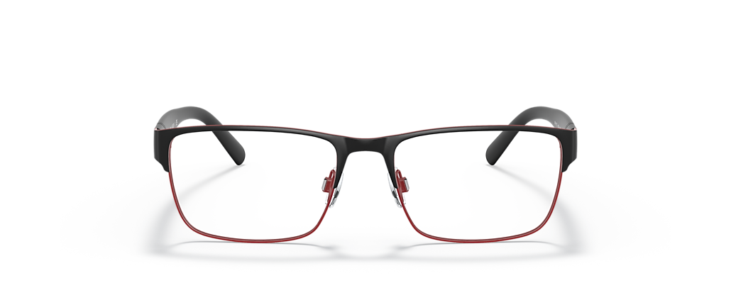 Polo Ralph Lauren PH1175 Matte Red Rims/Black Bar Frames