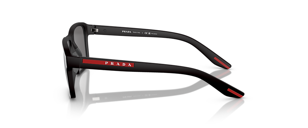Prada Linea Rossa PS 05YS Black Rubber Sunglasses