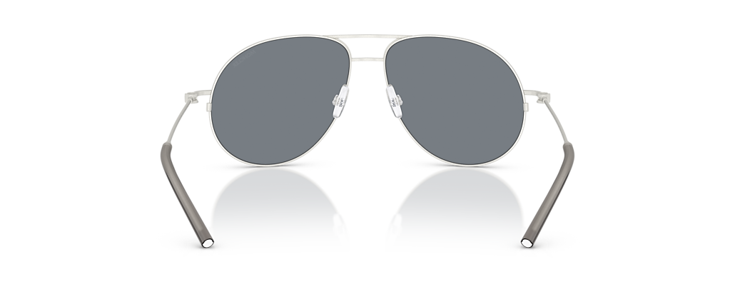 Moncler ME4002 Flyze Matte Silver Sunglasses