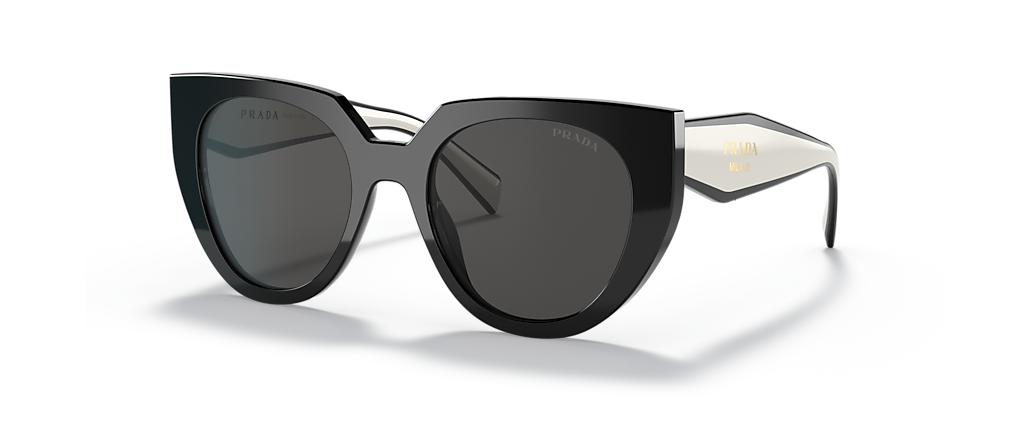 Prada PR 14WS Black/Talc Sunglasses