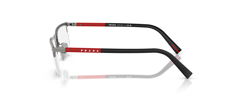 Prada Linea Rossa PS 50RV Matte Brushed Lead Frames