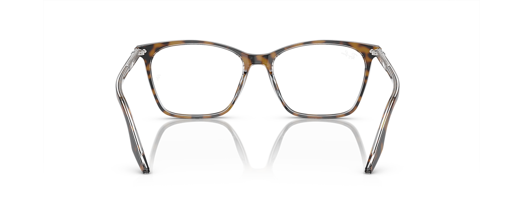 Ray-Ban RB5422F RB5422 Optics Havana On Transparent Frames