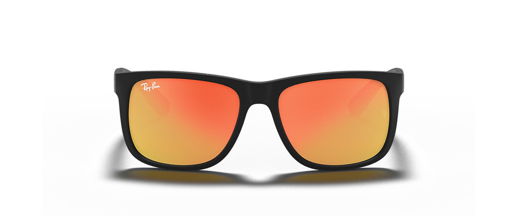 Ray-Ban RB4165 Justin Color Mix Rubber Black Sunglasses