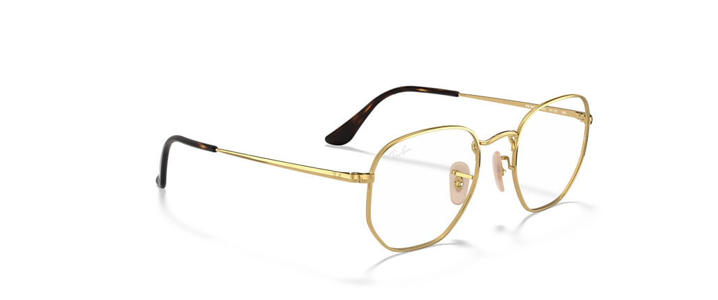 Ray-Ban RB6448 Hexagonal Optics Arista Gold Frames