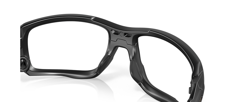 Oakley OO9329 SI Shock Tube w/ Grey & Clear Matte Black Sunglasses
