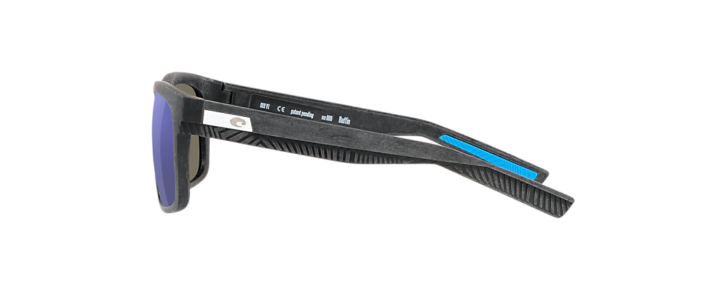 Costa 6S9030 Baffin Net Gray With Blue Rubber Sunglasses