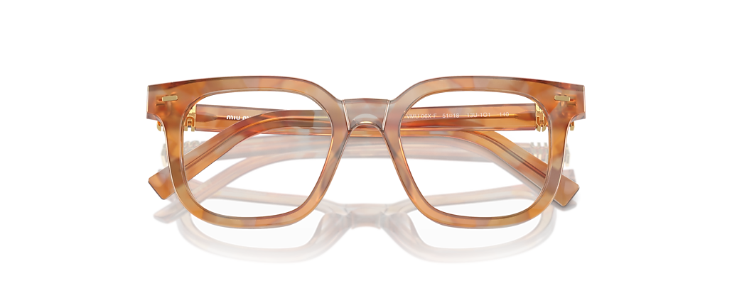 Miu Miu MU 06XVF Havana Cream Frames