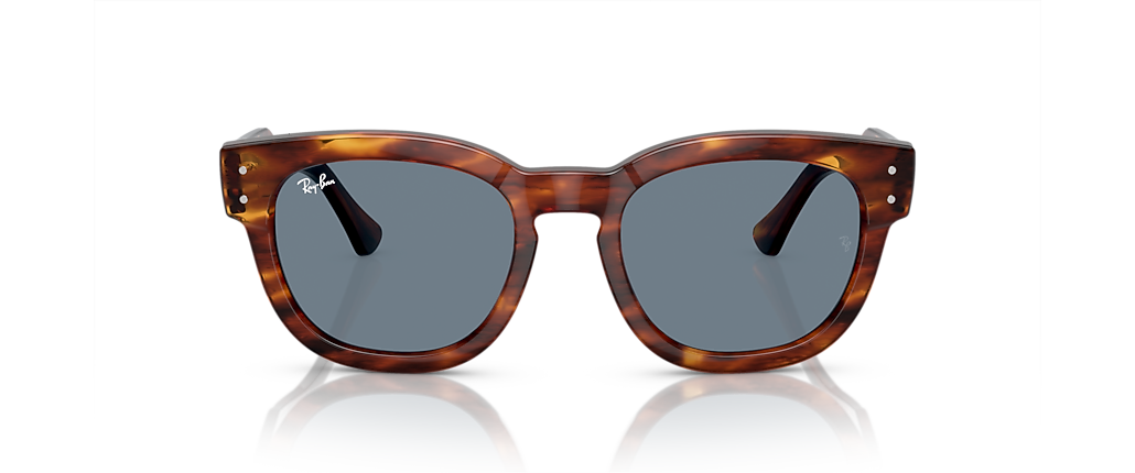 Ray-Ban RB0298SF Mega Hawkeye Striped Havana Sunglasses