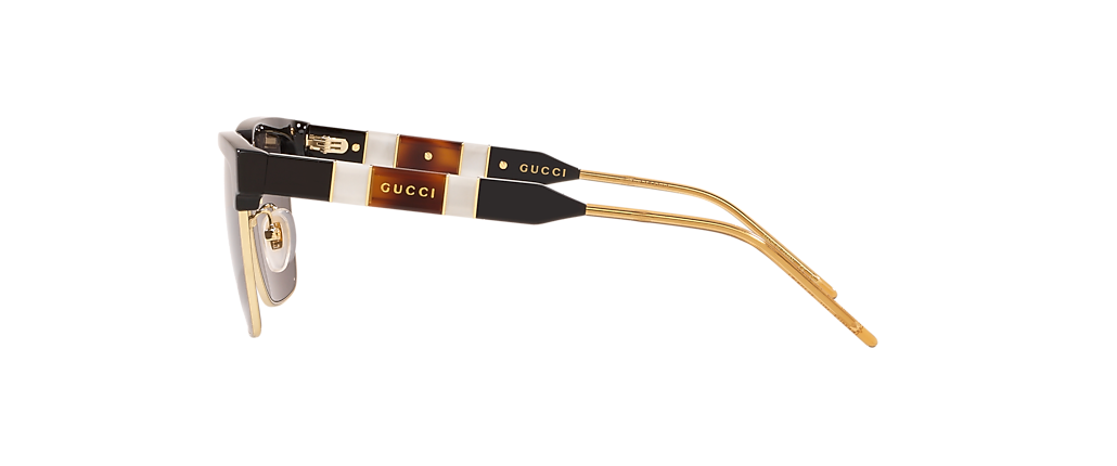 Gucci GG0603S Black Shiny Sunglasses