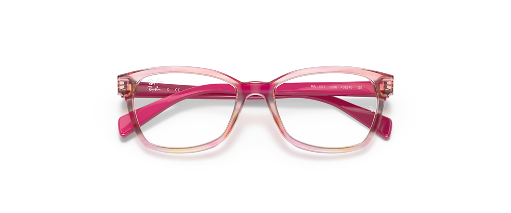 Ray-Ban RB1591 Optics Kids Striped Fuxia Frames