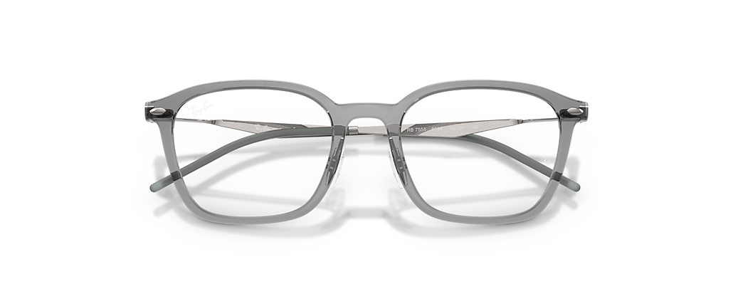 Ray-Ban RB7555 Optics Transparent Grey Frames