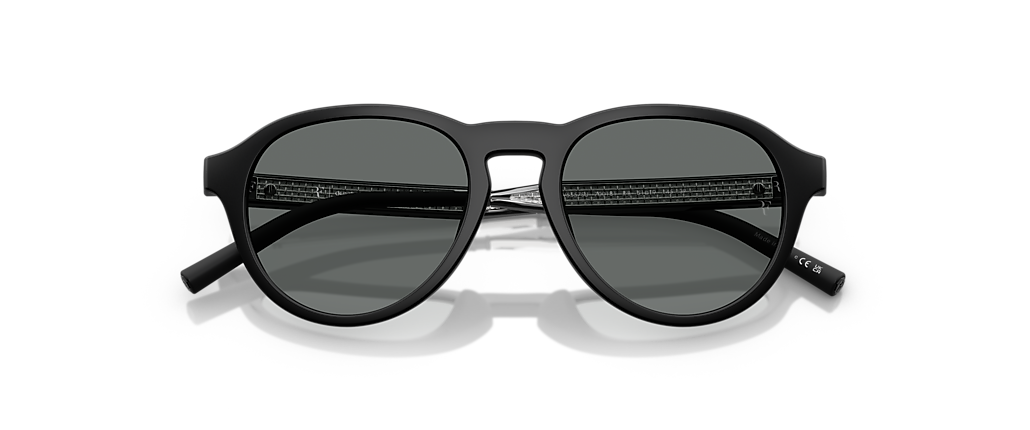 Oliver Peoples OV5557SU R-8 Semi-Matte Black Sunglasses