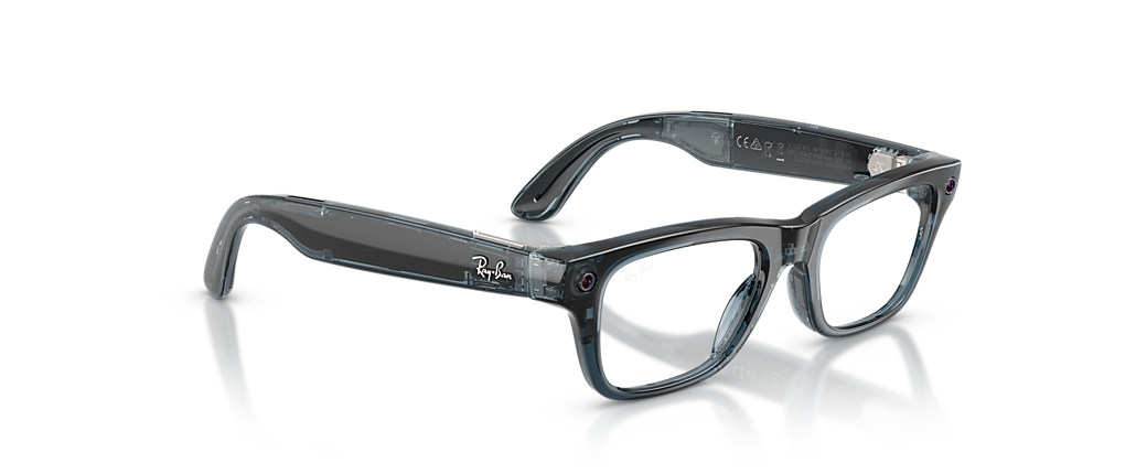 Ray-Ban Ray-Ban Meta (Gen 2) Blayzer Optics Transparent Ocean Blue Ray-Ban Meta Smart Glasses