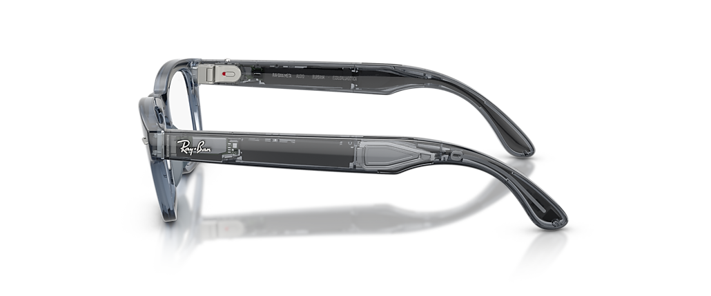 Ray-Ban Ray-Ban Meta Audio Burbank Transparent Blue Ray-Ban Meta Smart Glasses