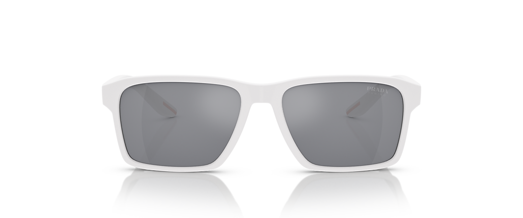 Prada Linea Rossa PS 05YS White Rubber Sunglasses