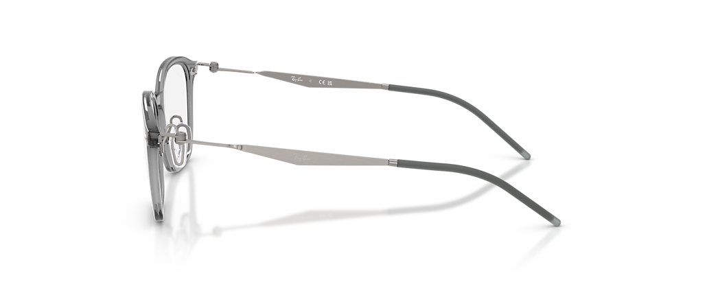 Ray-Ban RB7555 Optics Transparent Grey Frames