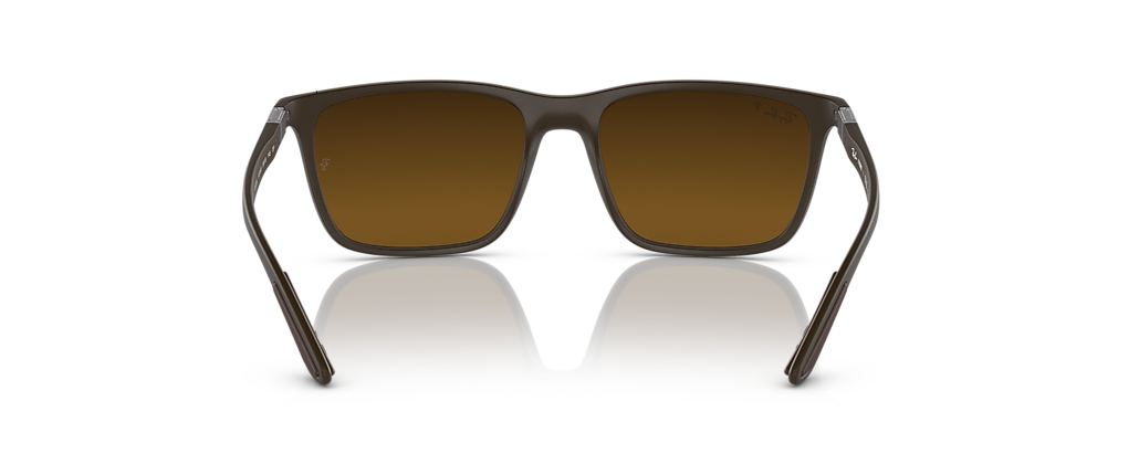 Ray-Ban RB4385 Polarized+ Lenses Brown Sunglasses
