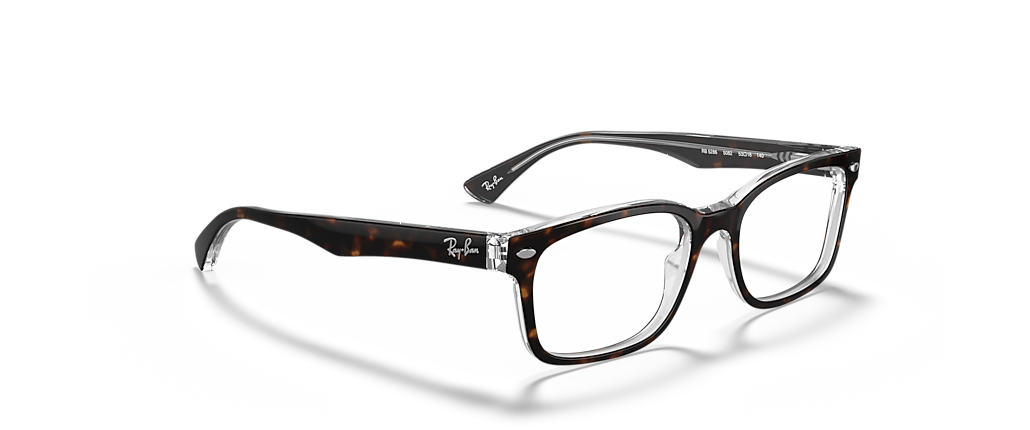 Ray-Ban RB5286 Optics Havana On Transparent Frames