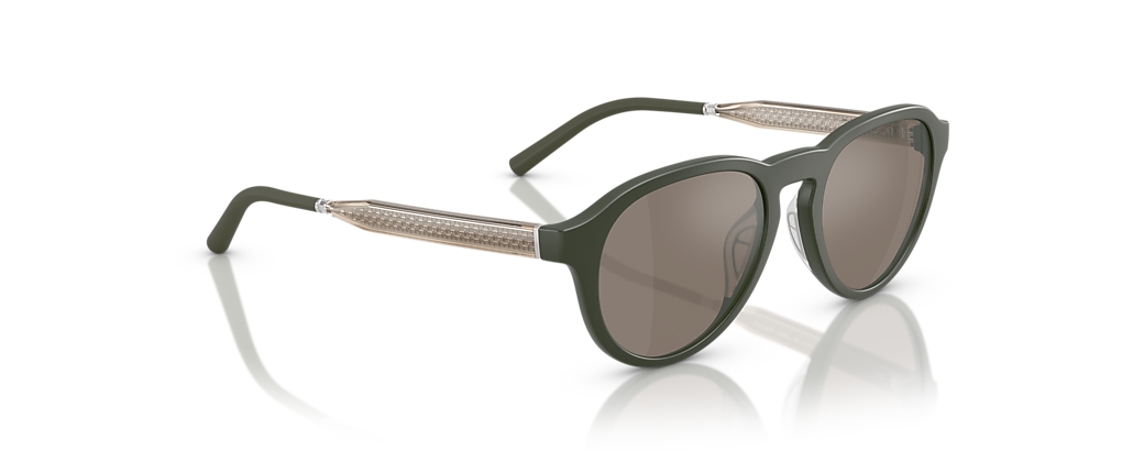 Oliver Peoples OV5557SU R-8 Semi-Matte Green Smoke Sunglasses