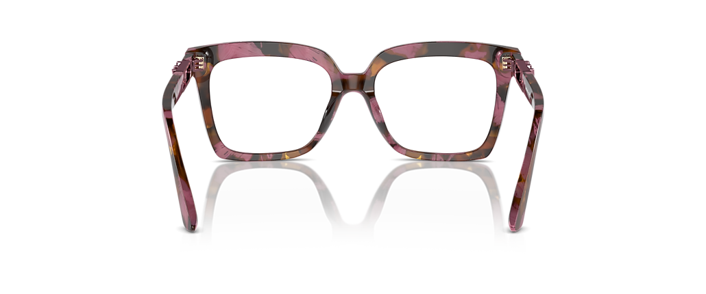 Michael Kors MK4119U Nassau Plum Graphic Tortoise Frames