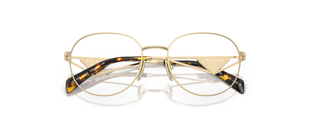 Prada PR A50V Pale Gold Frames