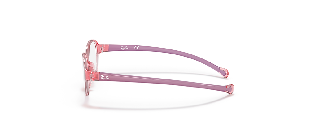 Ray-Ban RB1587 Optics Kids Transparent Light Red Frames