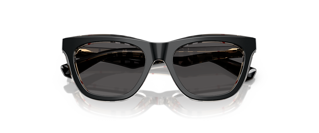 Burberry BE4435 Top Black On Vintage Check Sunglasses