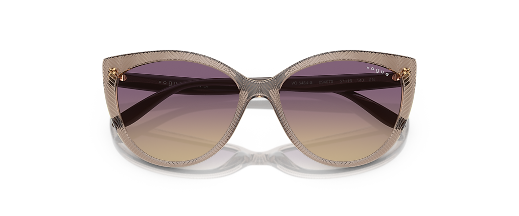 Vogue Eyewear VO5484S Transparent Brown Sunglasses