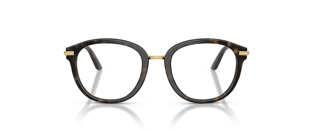 Dolce&Gabbana DG3410 Havana On White Barrow Frames