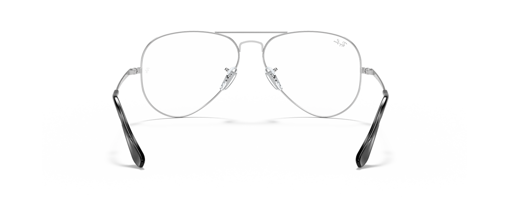Ray-Ban RB6489 Aviator Optics Silver Frames