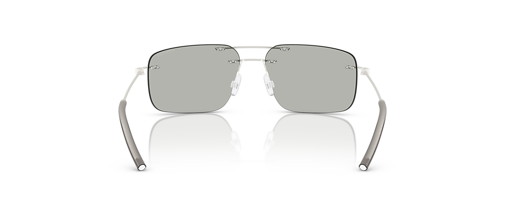 Moncler ME4003 Doppler Matte Silver Sunglasses