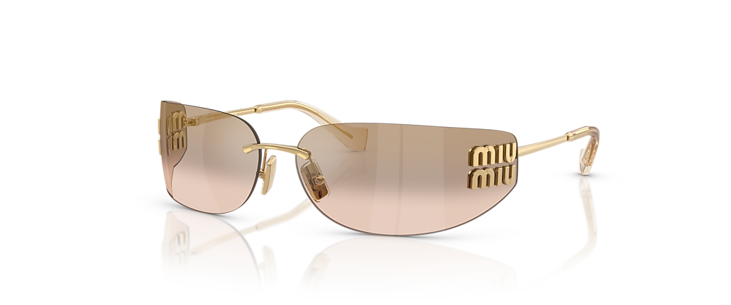 Miu Miu MU A51S Gold Sunglasses