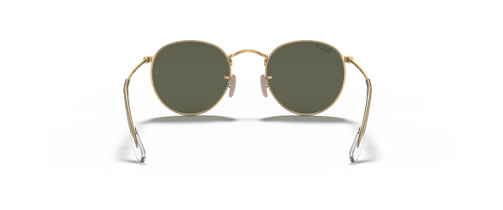 Ray-Ban RB3447 Round Metal Gold Sunglasses